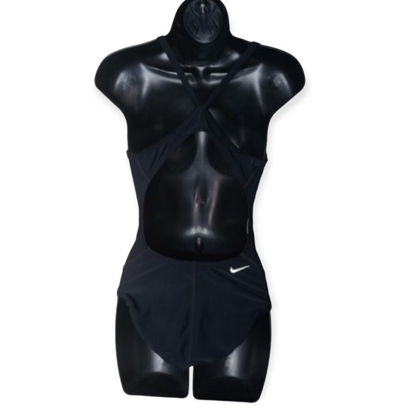 Nike Black and White Women's One Piece Swimsuit - Picture 11 of 14